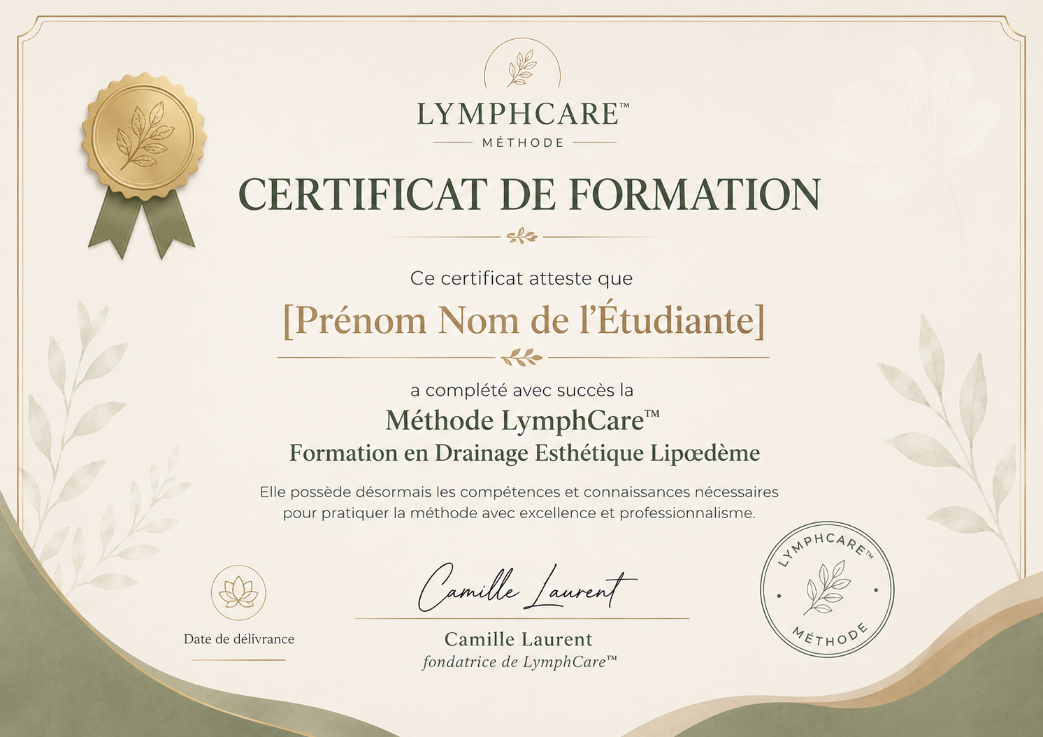 Certificat LymphCare™